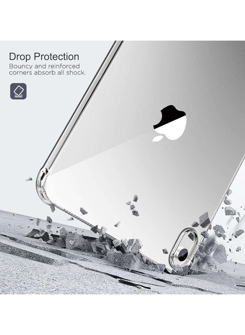 Clear Case for iPad (A16) 11th Generation 2025 11-inch/10th Generation 2022 10.9 inch, Lightweight Soft TPU, Anti-Scratch Ultra Transparent Tablet Back Cover, Shockproof Impact Resistant - Image 5